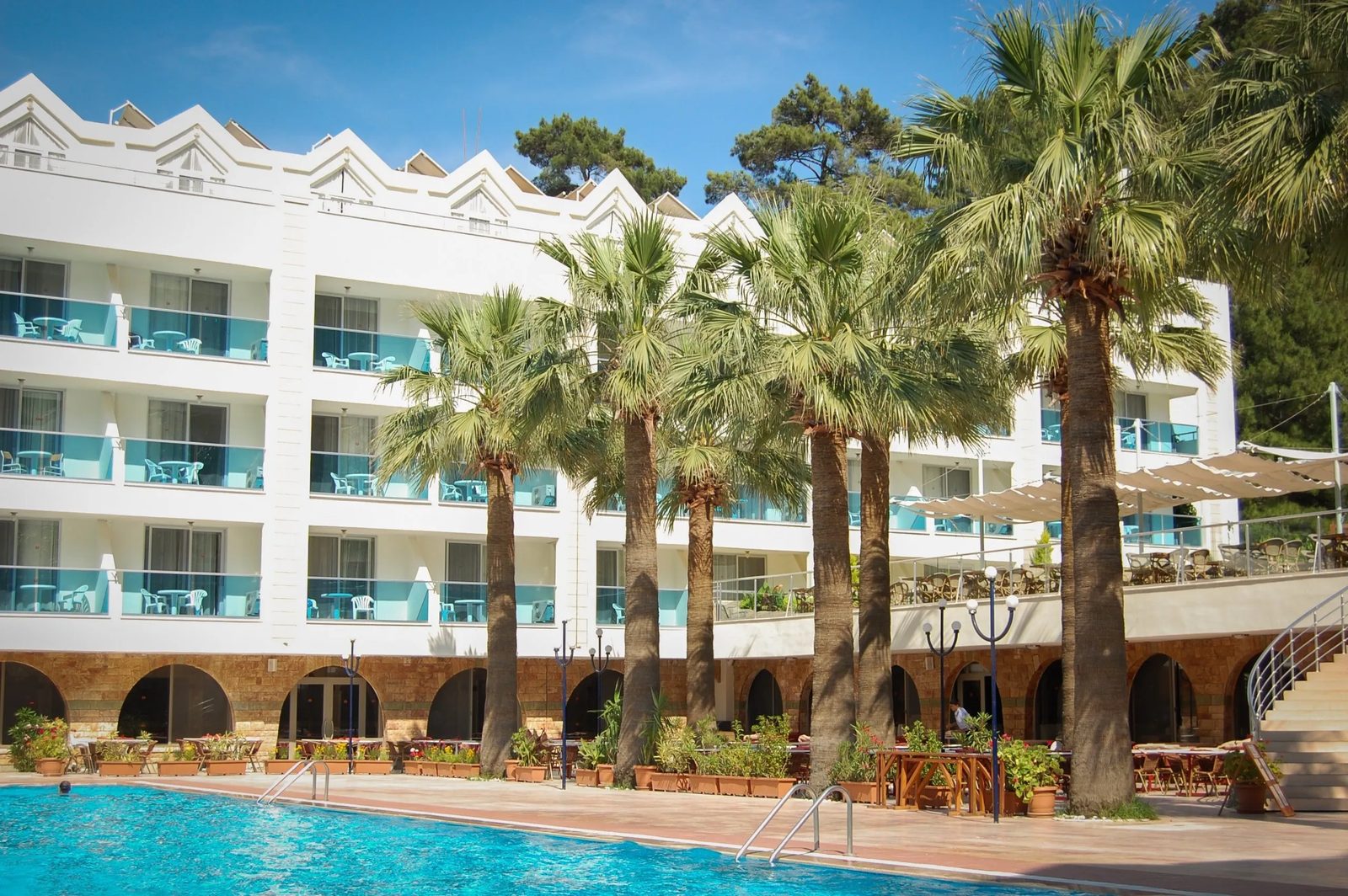 Resort pool and thermal area